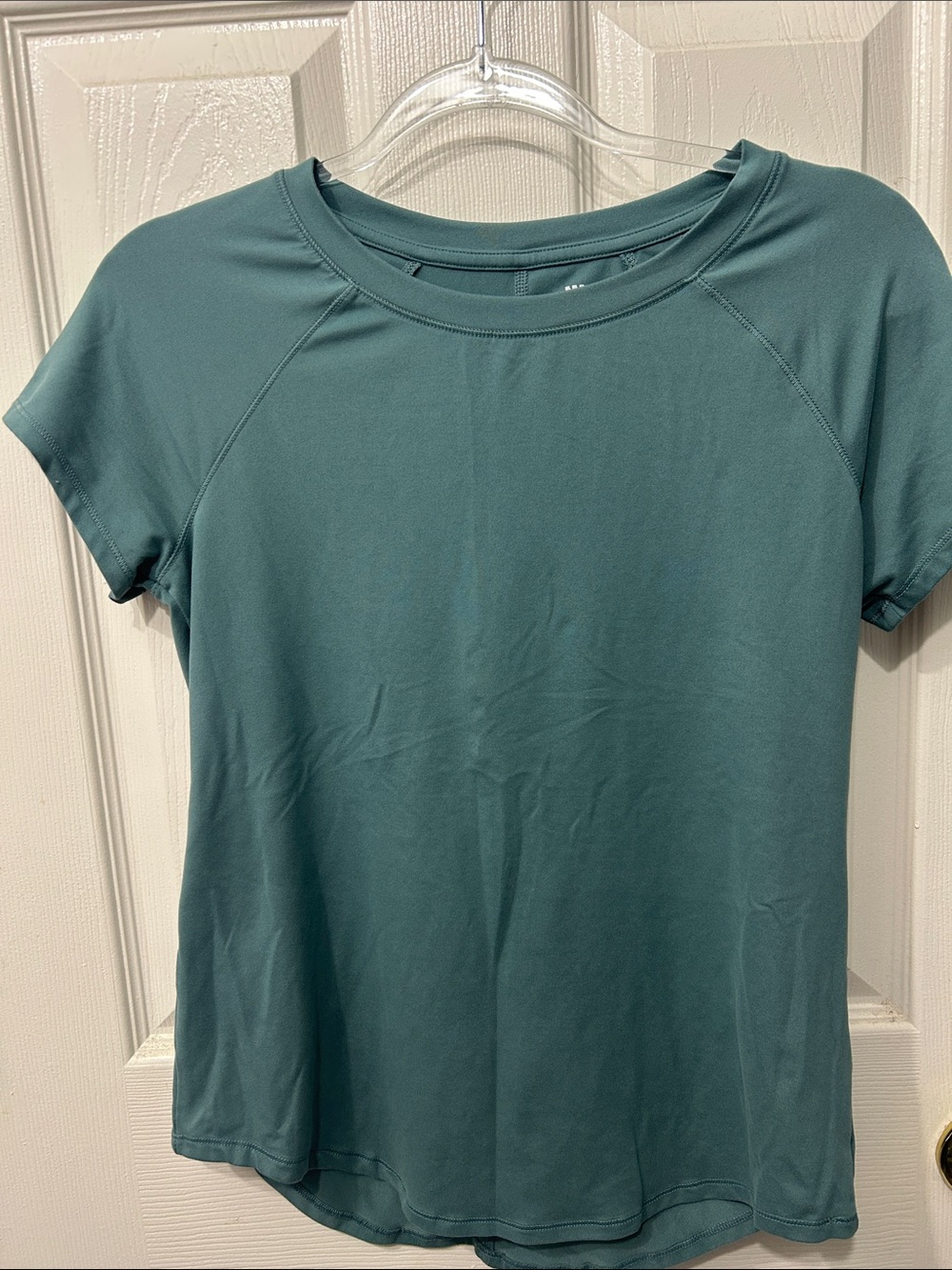 all in motion Women's Short Sleeve Active Tee in Teal Green
